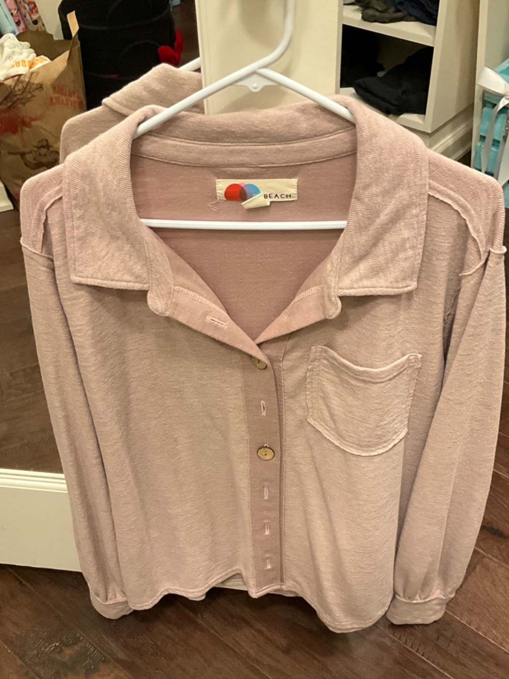 Free People Beach button down Shirt